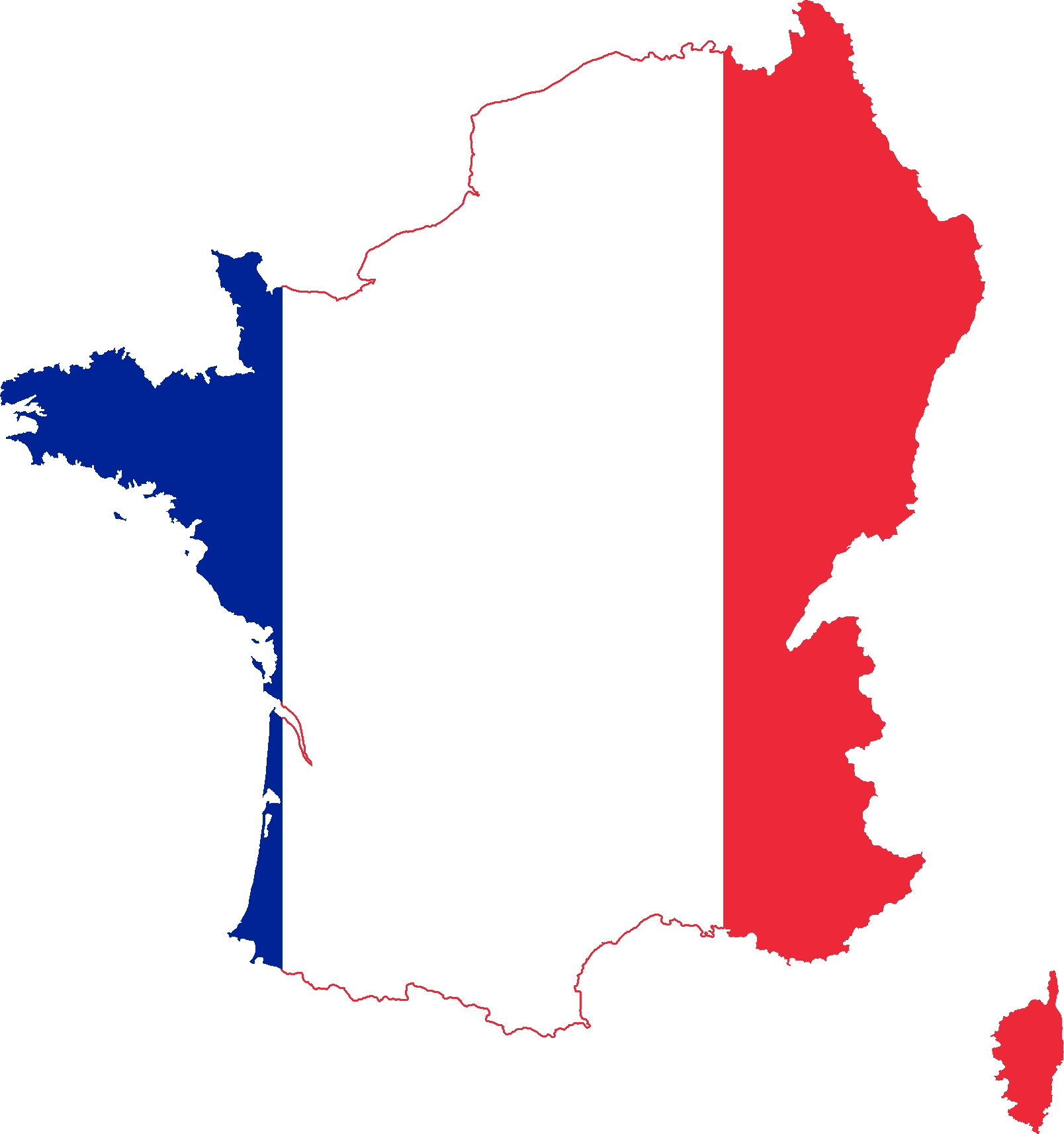 Download Clipart Png - First French Republic Flag Transparent Png (1608x1713), Png Download
