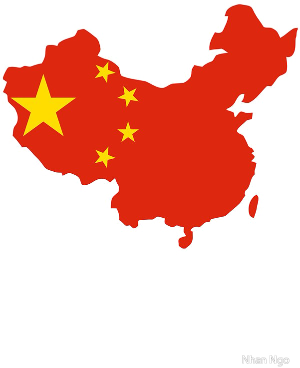 China Flag Png Picture - China Map Clipart (600x800), Png Download