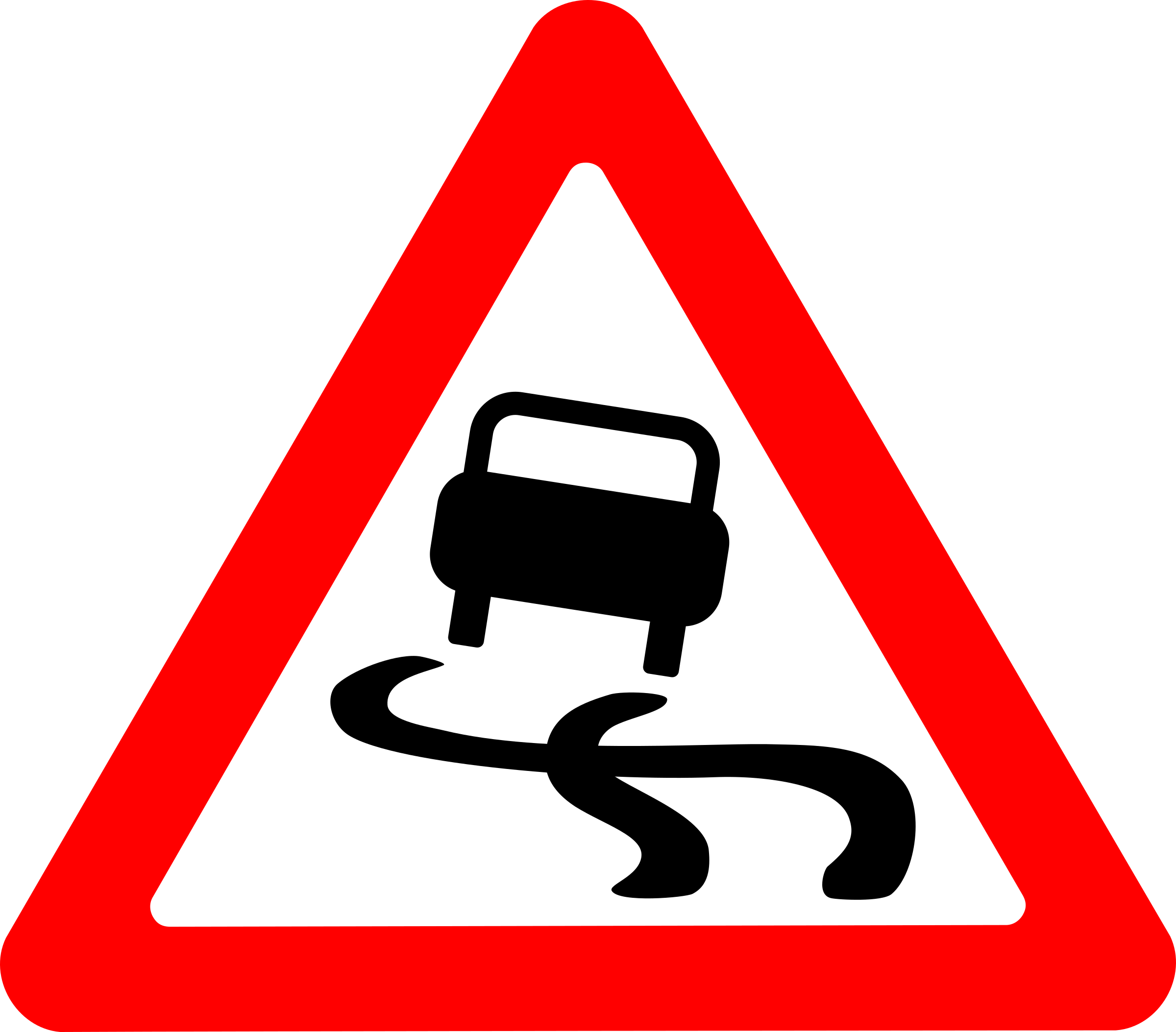 Banner Black And White Library Roads Clipart - School Ahead Traffic Sign - Png Download (600x527), Png Download
