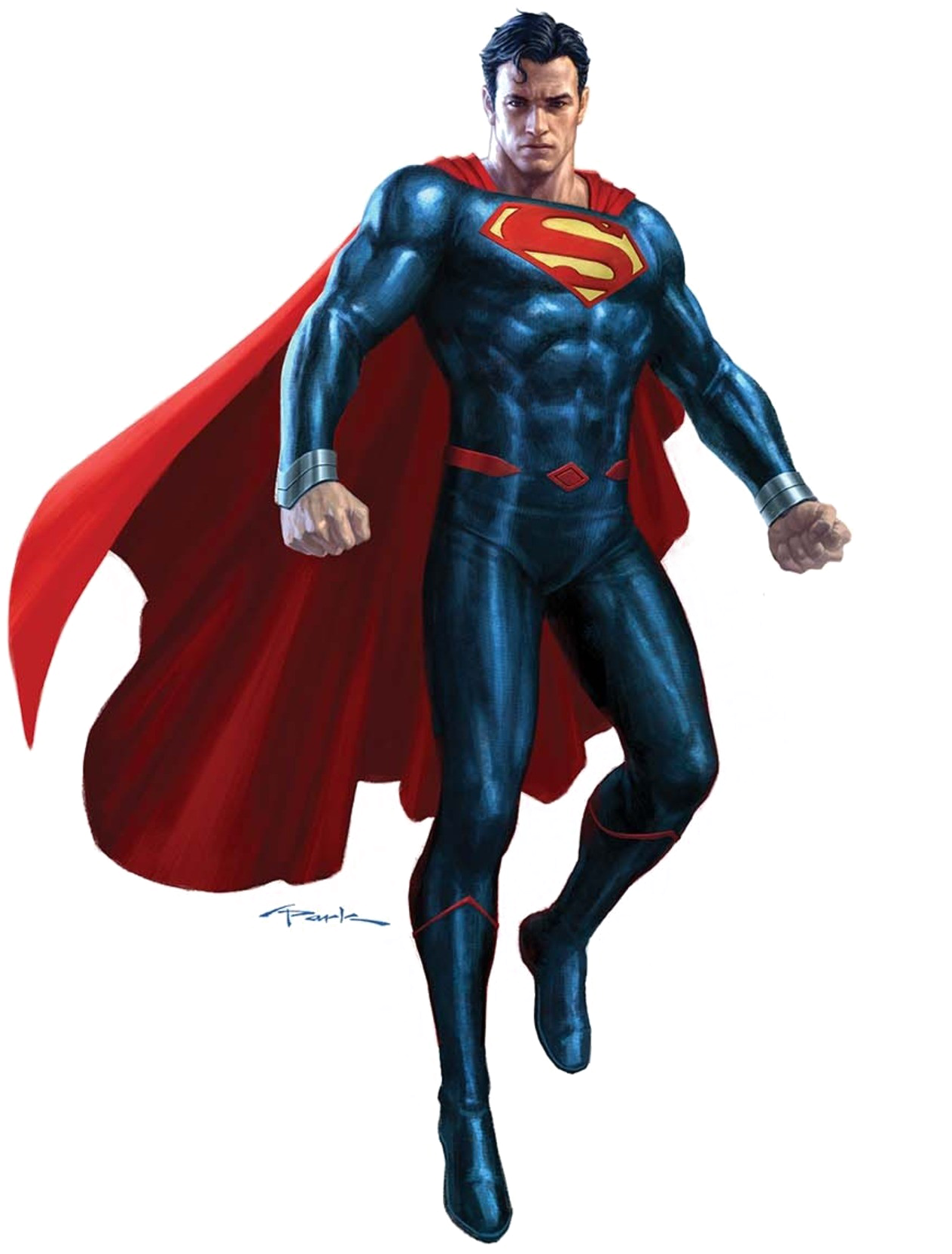 Superman Png Picture - Dc Rebirth Superman Clipart (1397x1920), Png Download