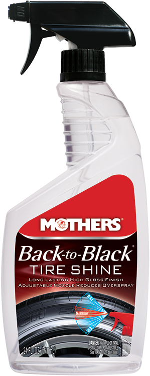 Back To Black Tire Shine Clipart (800x800), Png Download