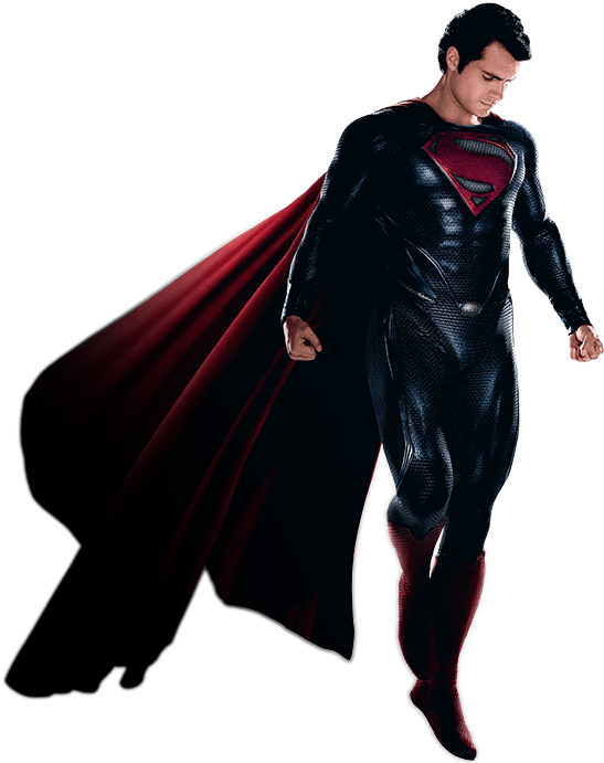 Superman Man Of Steel Png - Henry Cavill Superman Png Clipart (560x690), Png Download