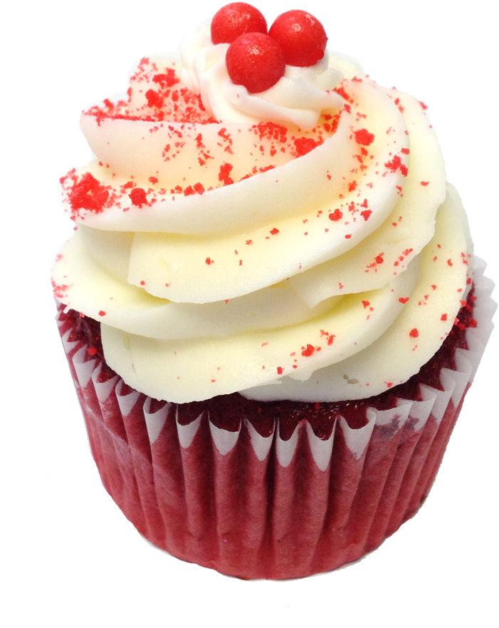 Red Velvet Cupcake Png - Red Velvet Cupcakes Png Clipart (1000x1000), Png Download