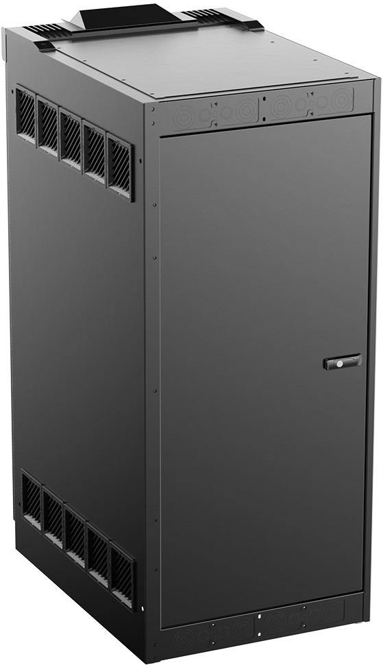 Texas Tough 25ru 30" Deep Rack With Solid Door - Computer Hardware Clipart (1920x1080), Png Download