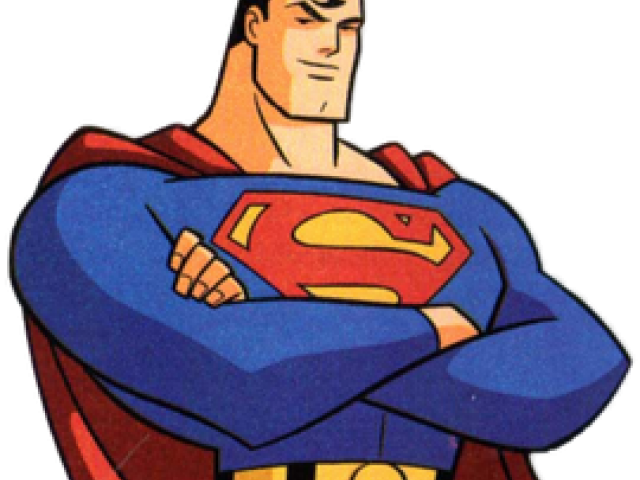 Superman Animated Series Png Clipart (640x480), Png Download