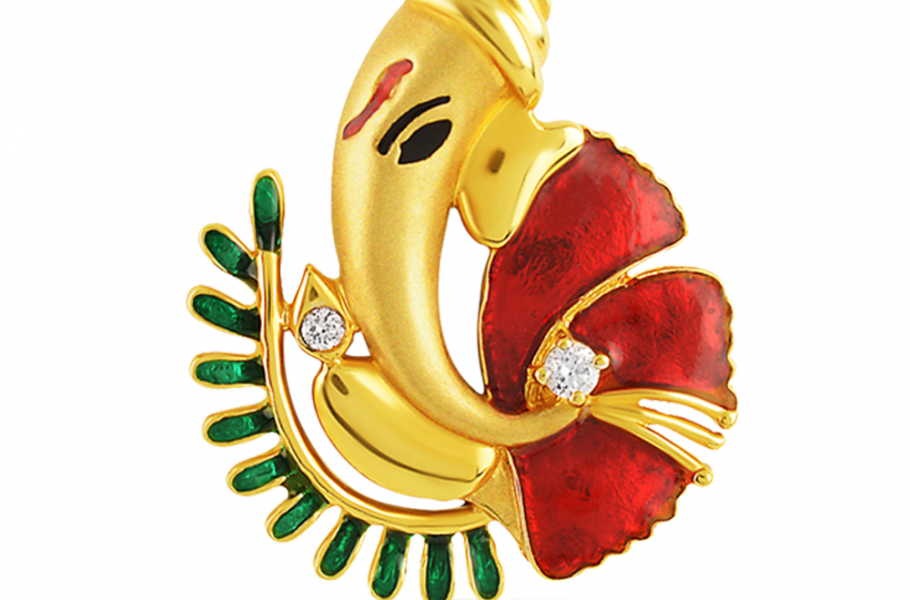 Stock Market Ganesh Chaturthi Clipart (910x600), Png Download