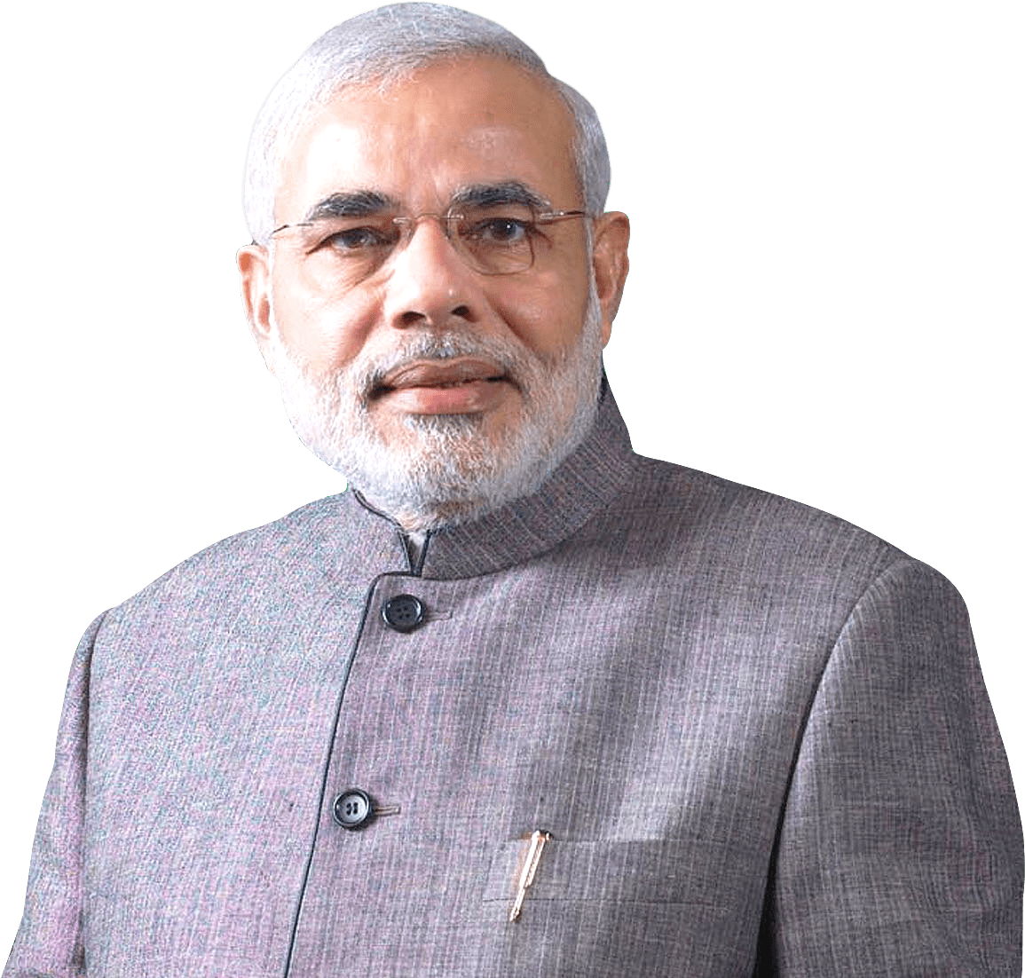 Narendra Modi Grey Front - Narendra Modi Clipart (1308x1149), Png Download