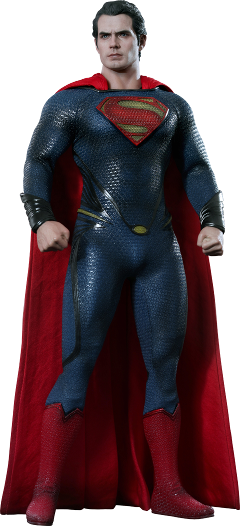 Henry Cavill Man Of Steel Superman Png Transparent - Man Of Steel Anime Clipart (480x1050), Png Download