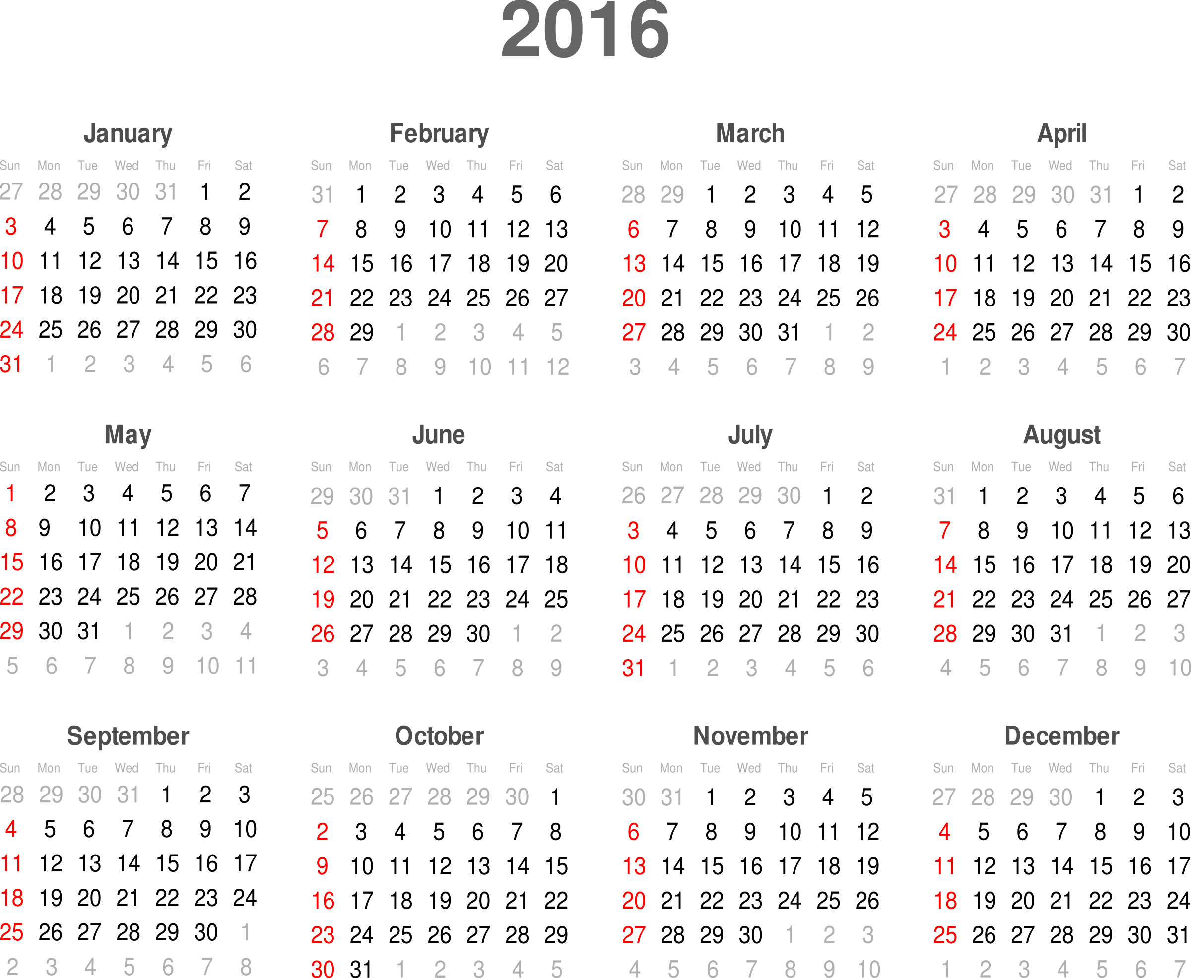 2400 X 1972 26 - 2019 Calendar With Week Numbers Clipart (2400x1972), Png Download