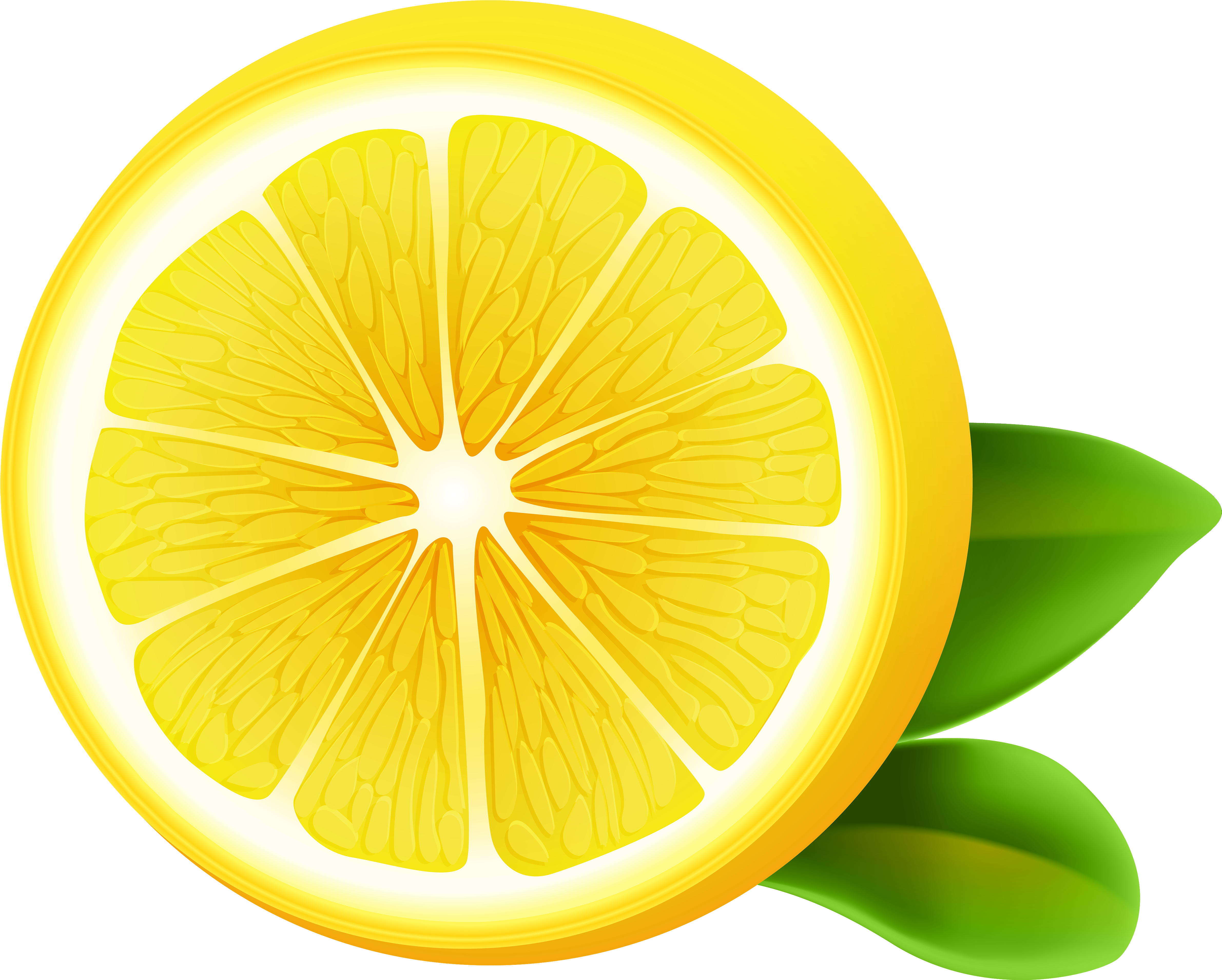 Lemon Png Clip Art Image Gallery Yopriceville Ⓒ - Clipart Transparent Cartoon Lemon Slice Png (5000x3856), Png Download