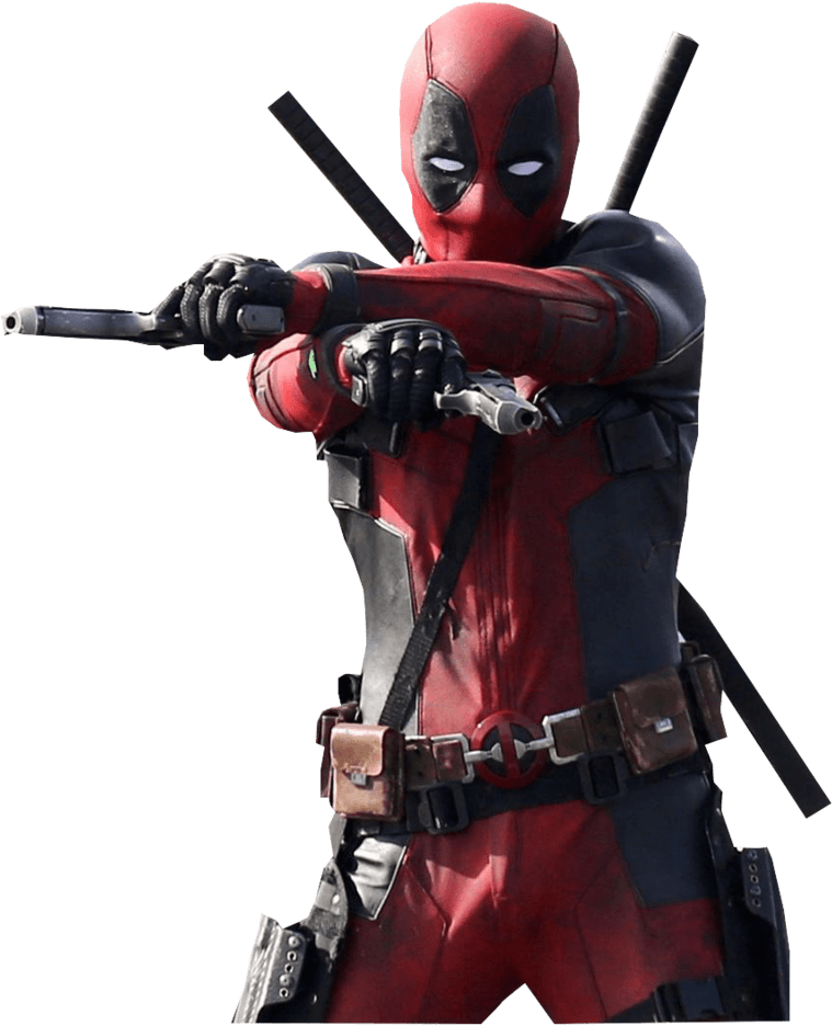 Deadpool Attack - Deadpool Marvel Movie Clipart (799x1000), Png Download