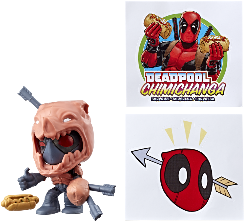 01 Of - Deadpool Chimichanga Blind Bag Clipart (900x900), Png Download