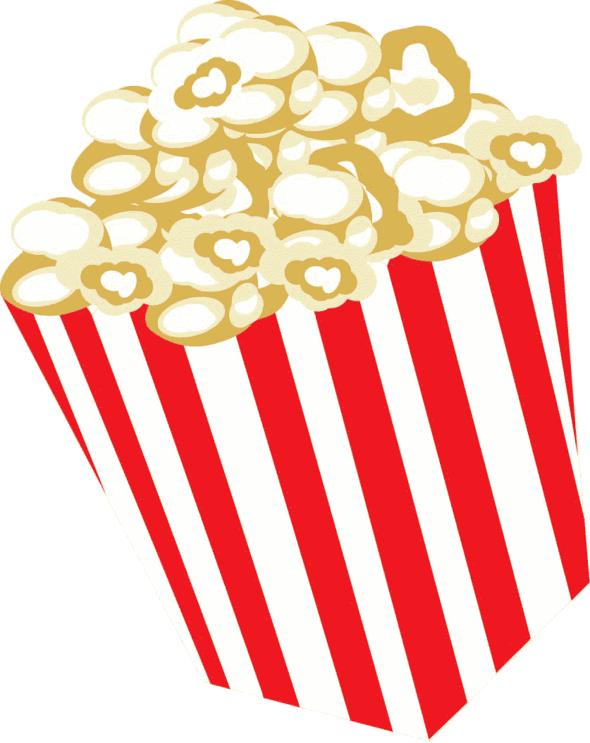 Bag Of Popcorn - Snack Clipart (837x1055), Png Download