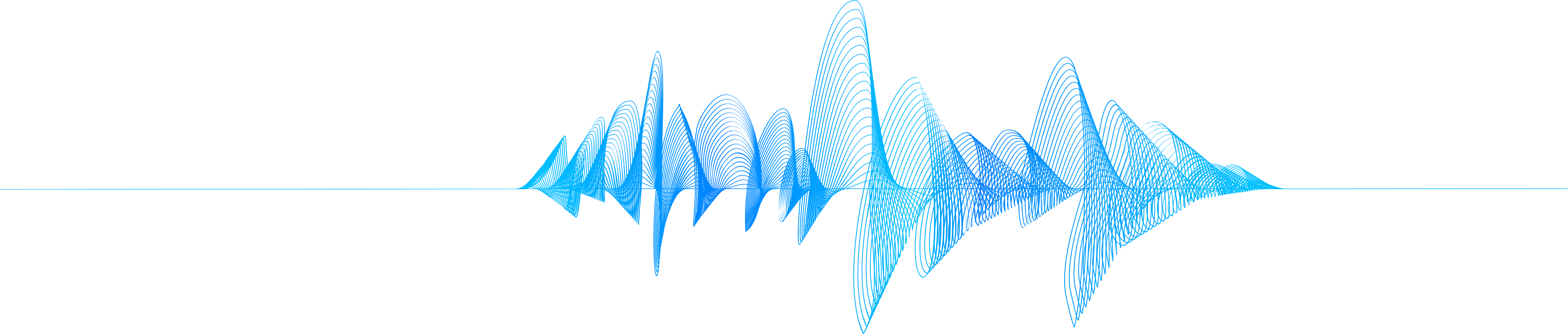 Music Sound Waves Png - Digital Sound Wave Png Clipart (3960x844), Png Download