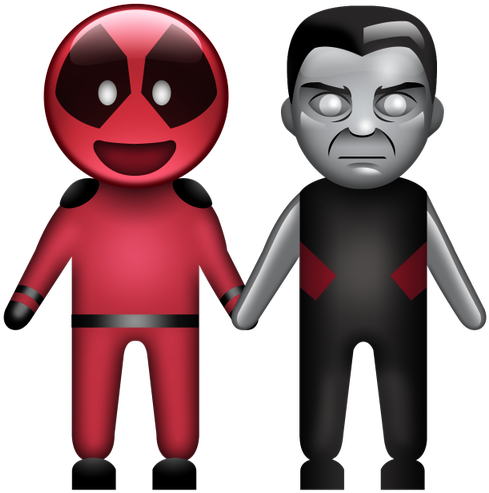 Deadpool Movieverified Account - Cartoon Clipart (600x600), Png Download