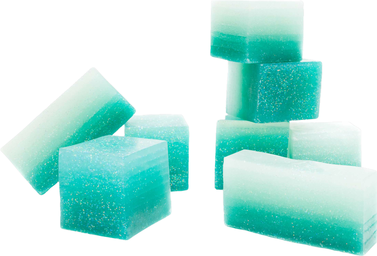🍹tropical Ombre Soap🍹 - Transparent Soap Aesthetic Clipart (1280x863), Png Download