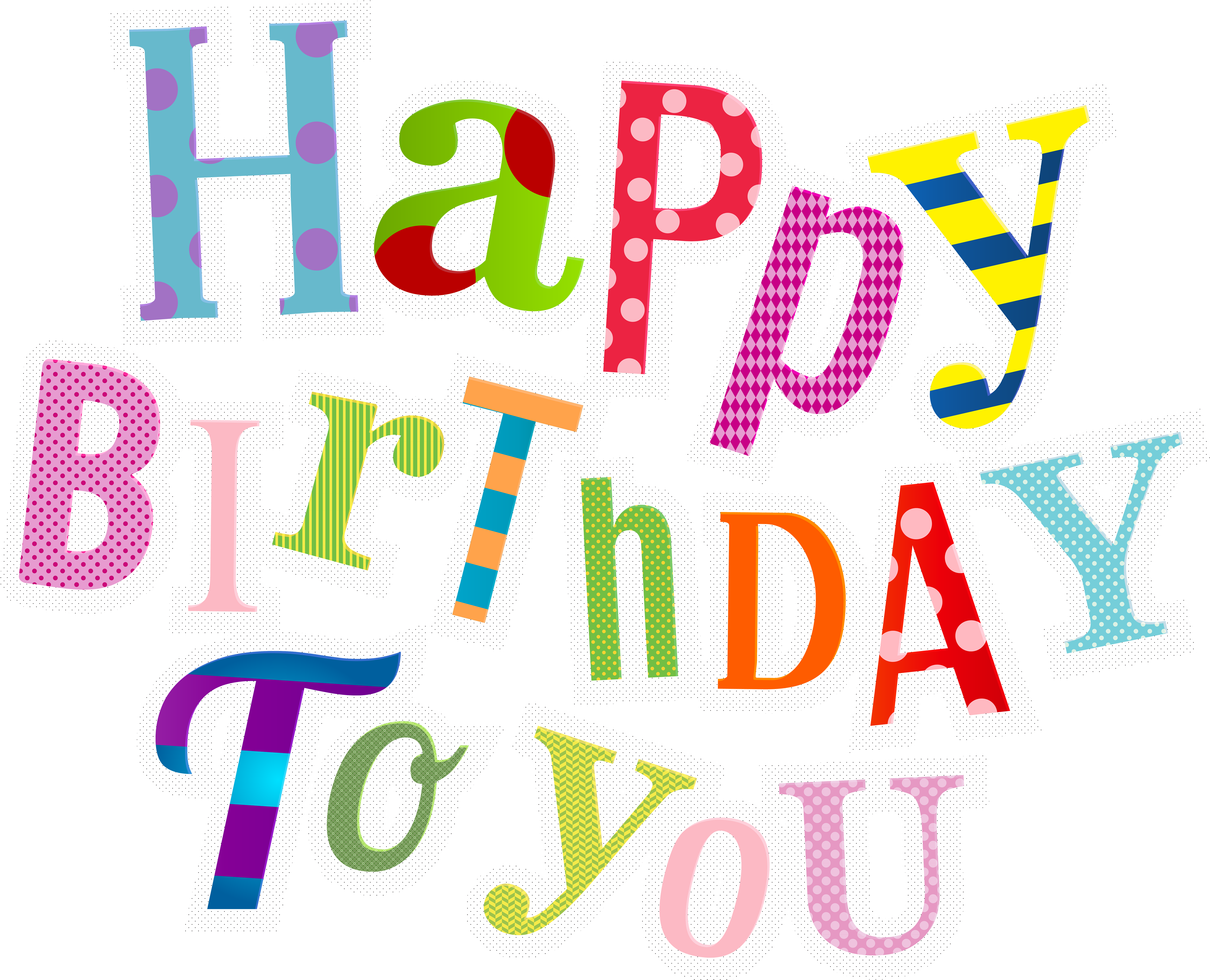 Happy Birthday Png - Free Happy Birthday Transparent Clipart (5797x4695), Png Download