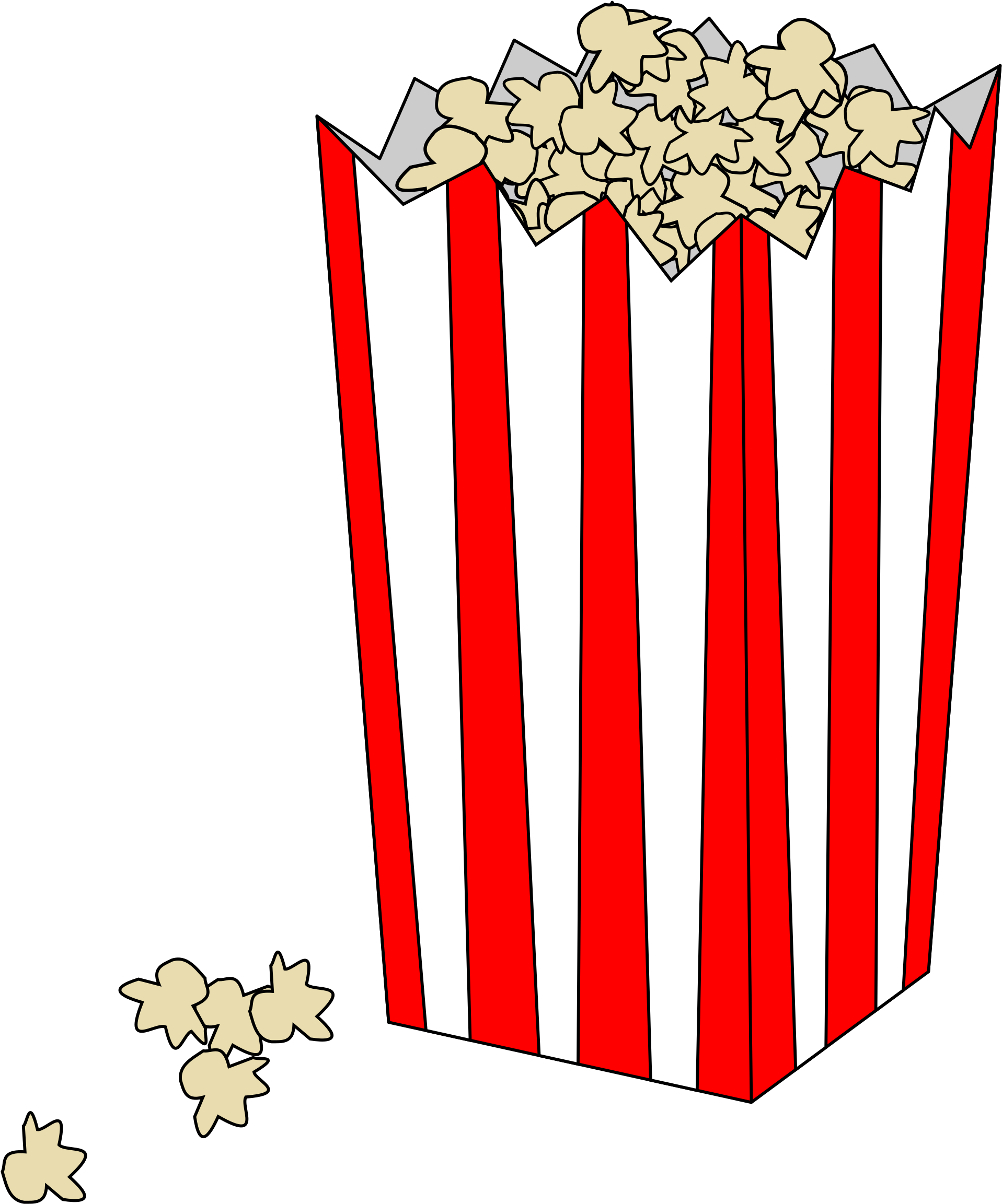 Movie - Clip Art Movie Popcorn - Png Download (1996x2400), Png Download