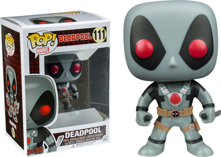 Deadpool With Swords X-force Pop Vinyl Figure (marvel - Deadpool Pop Vinyl Clipart (768x545), Png Download