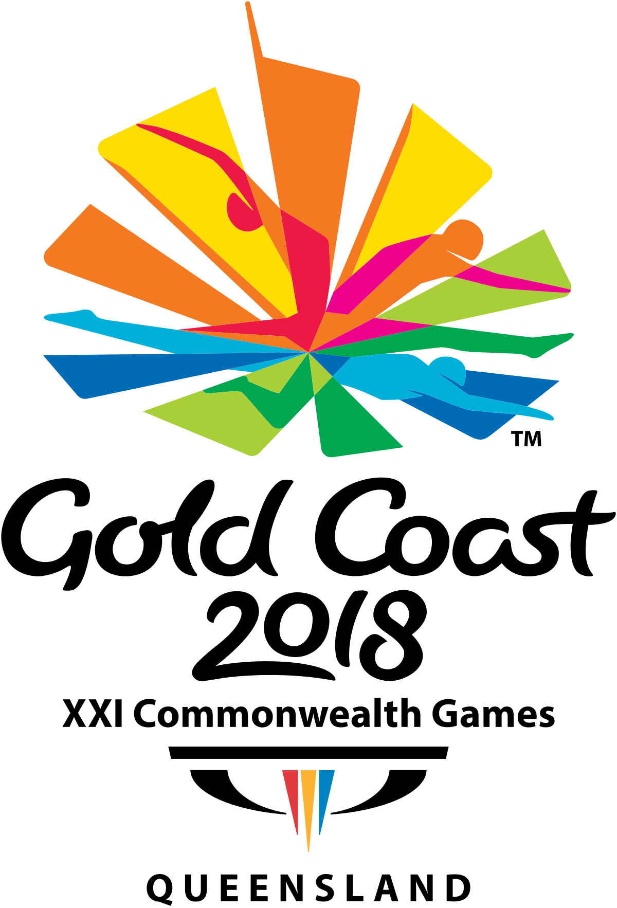 Narendra Modi - Commonwealth Games Logo 2018 Clipart (695x1023), Png Download