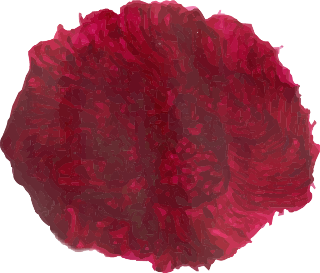 Red Sticker - Red Watercolor Brush Png Clipart (1024x874), Png Download