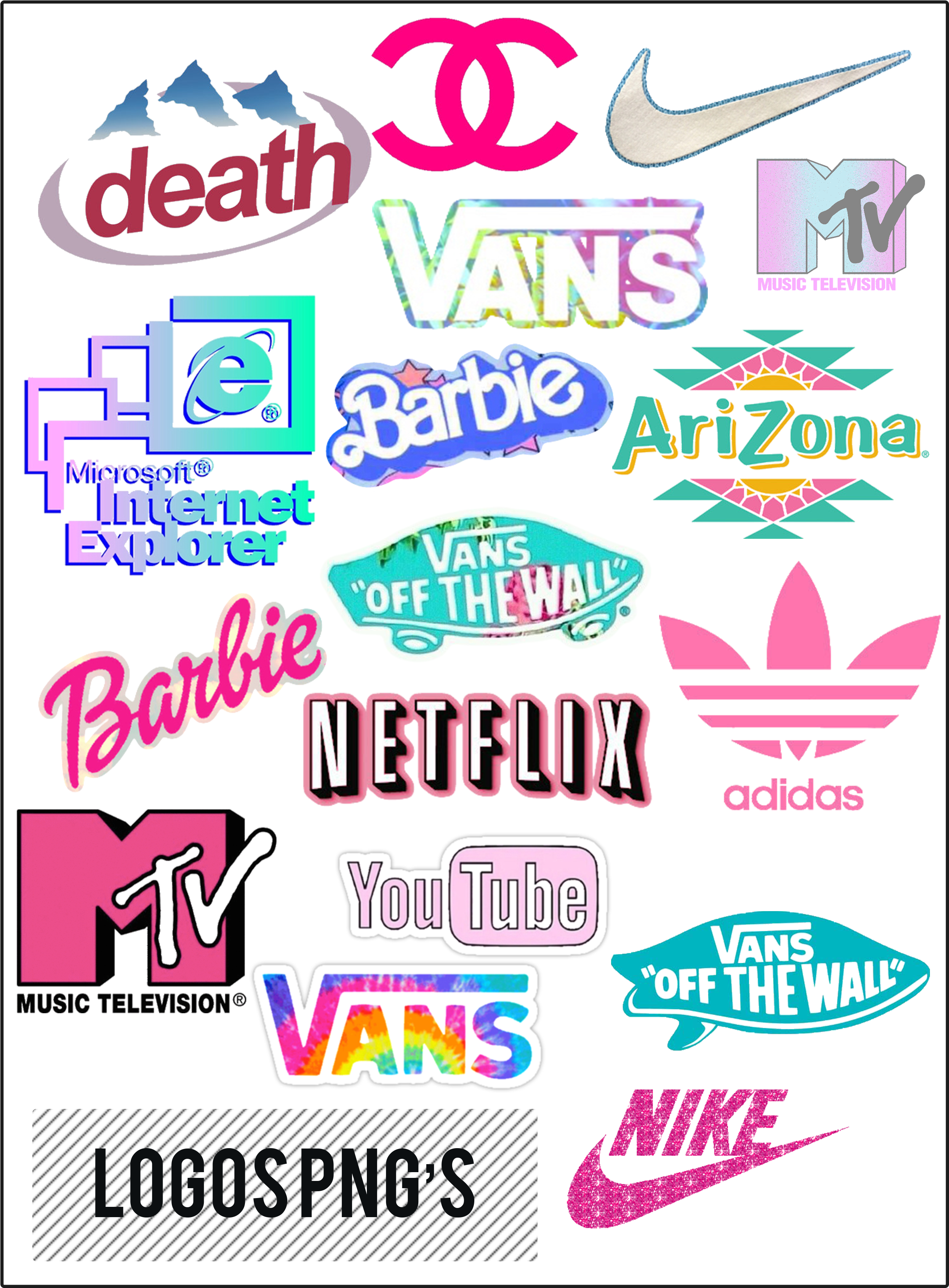 Aesthetic Clipart Random Aesthetic Brand Logos Png Download Large Size Png Image Pikpng