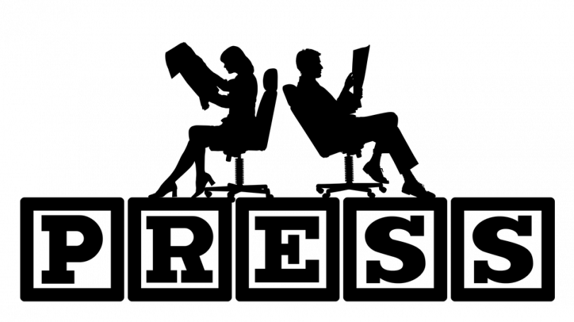 Media Press Clipart (810x454), Png Download