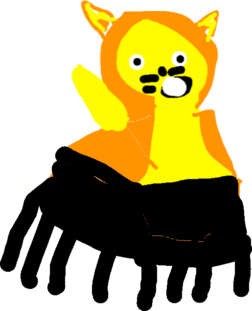 Drawing - Spider Doge - Cartoon Clipart (515x634), Png Download