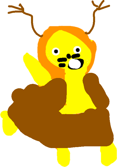 Drawing - Deer Doge Clipart (475x679), Png Download