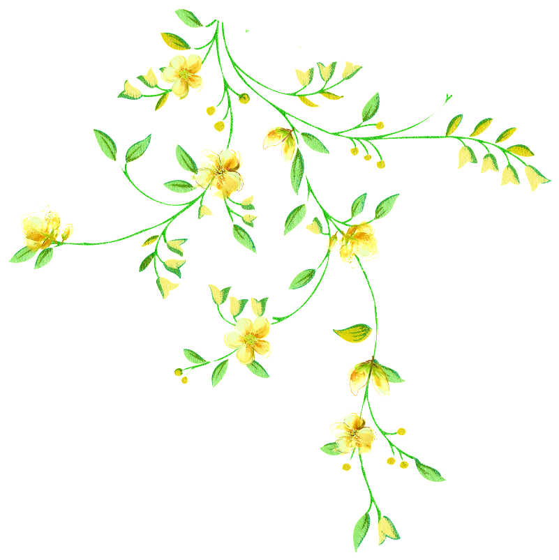 Hand Painted Green Plants Beautiful Png Shading - Lily Family Clipart (1024x1024), Png Download