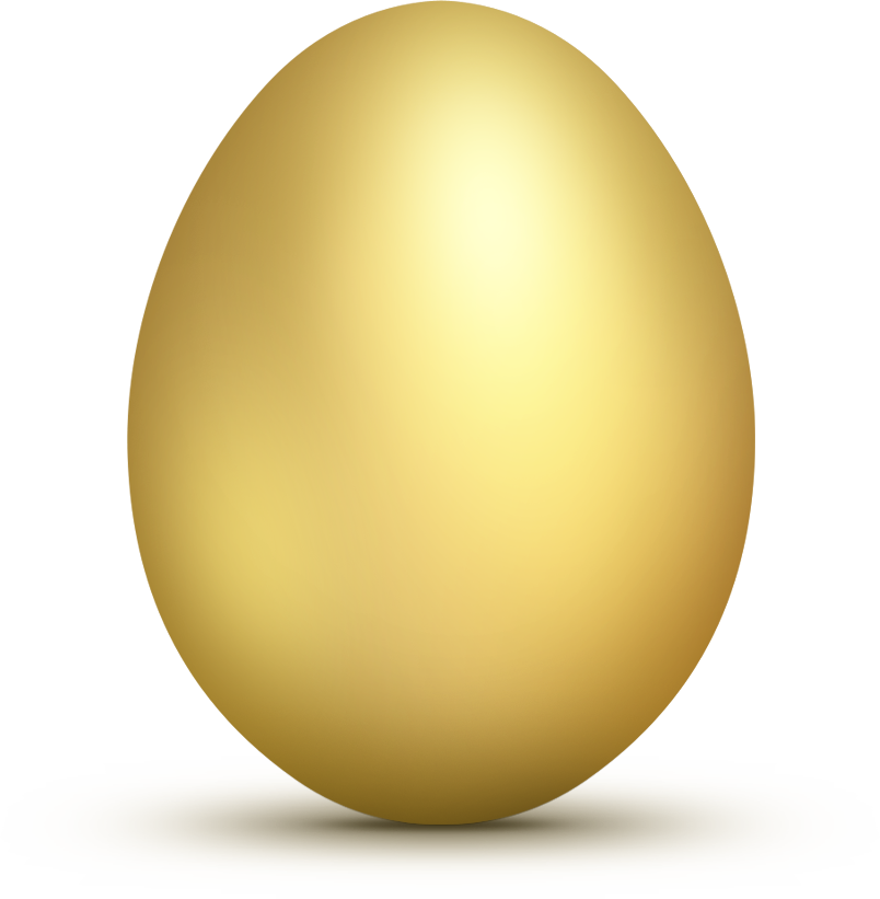 804 X 821 7 - Golden Egg Clipart - Png Download - Large Size Png Image ...