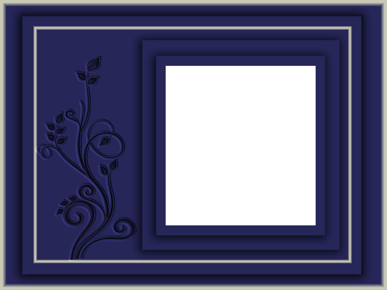 Frame Png Texture Frame Png Blue Frame Png Pictures - Photograph Clipart (1280x960), Png Download