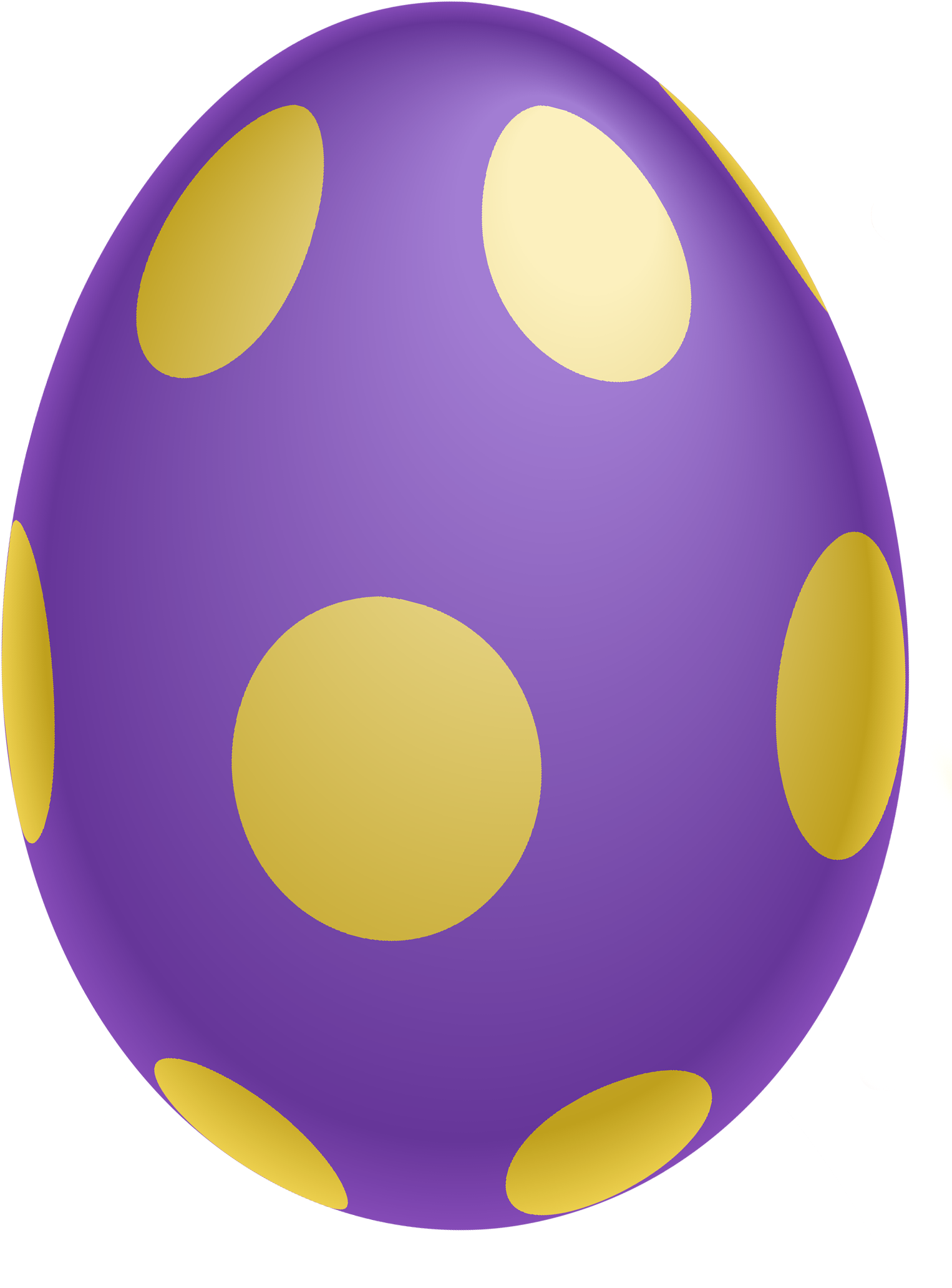 Purple Dotted Easter Egg Png Clipairt Picture - Printable Easter Eggs ...