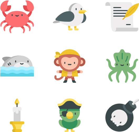 Pirates - Cartoon Clipart (600x564), Png Download