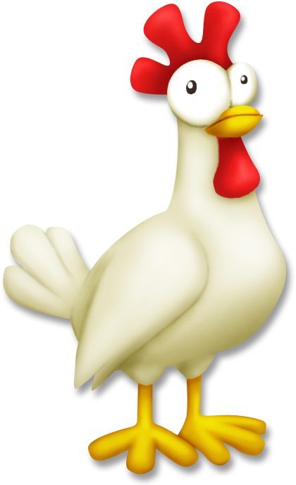 Chicken - Chicken Png - Hay Day Chicken Clipart (688x688), Png Download