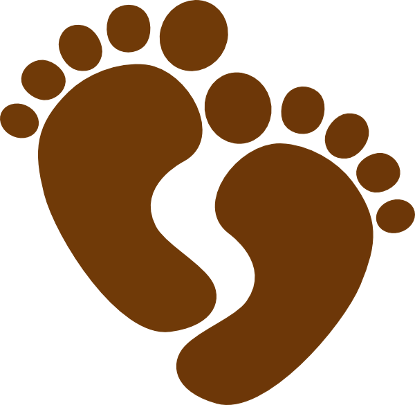 Baby Feet Svg Clip Arts 600 X 585 Px - Png Download (600x585), Png Download