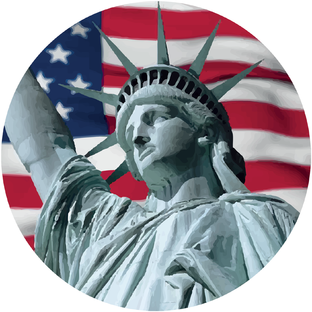 Statue Of Liberty Clipart (1280x1280), Png Download