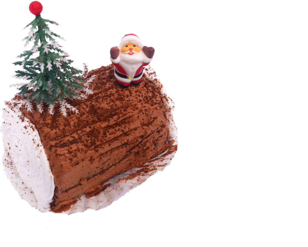 Mini Chocolate Log Cake - Chocolate Cake Clipart (1600x1200), Png Download