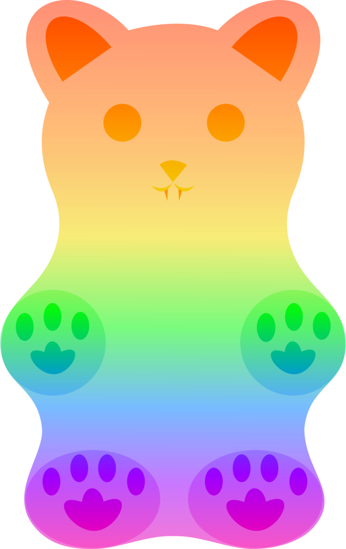 Gummy Bear Background - Gummy Bear Transparent Background Clipart (710x1126), Png Download