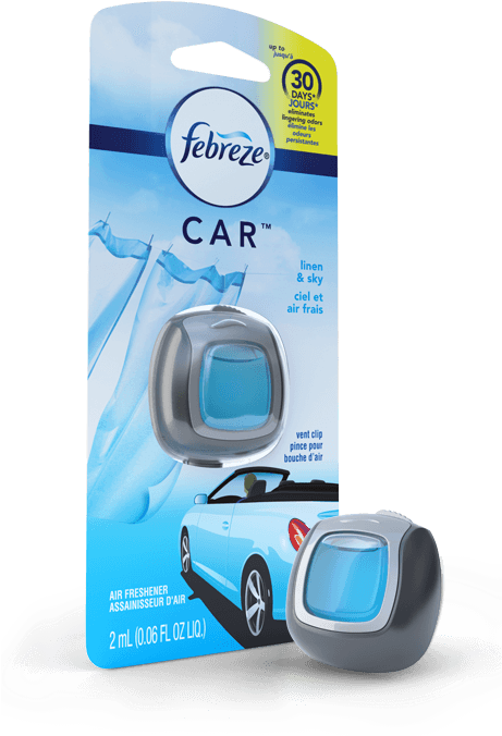Febreze Car Linen And Sky Clipart (460x703), Png Download