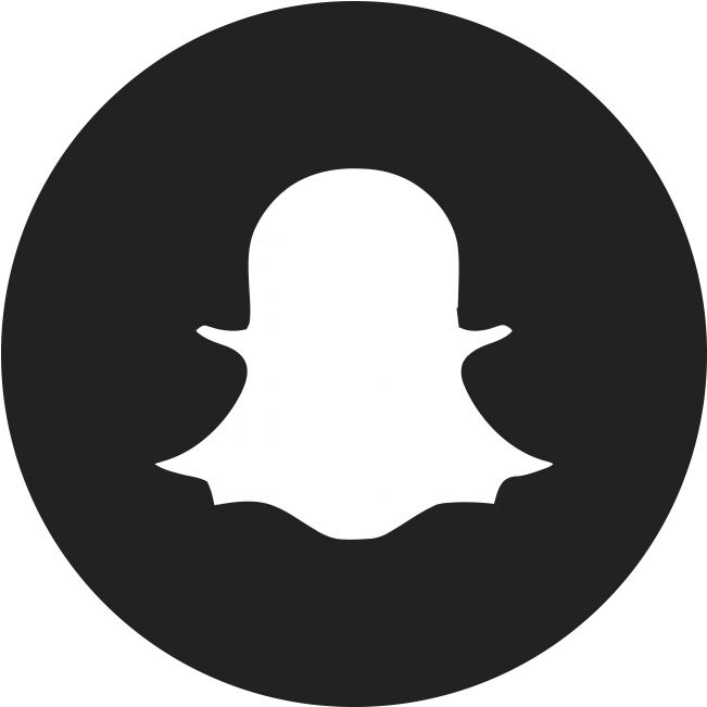 Social Media Icon - White Transparent Snapchat Logo Clipart (866x650), Png Download