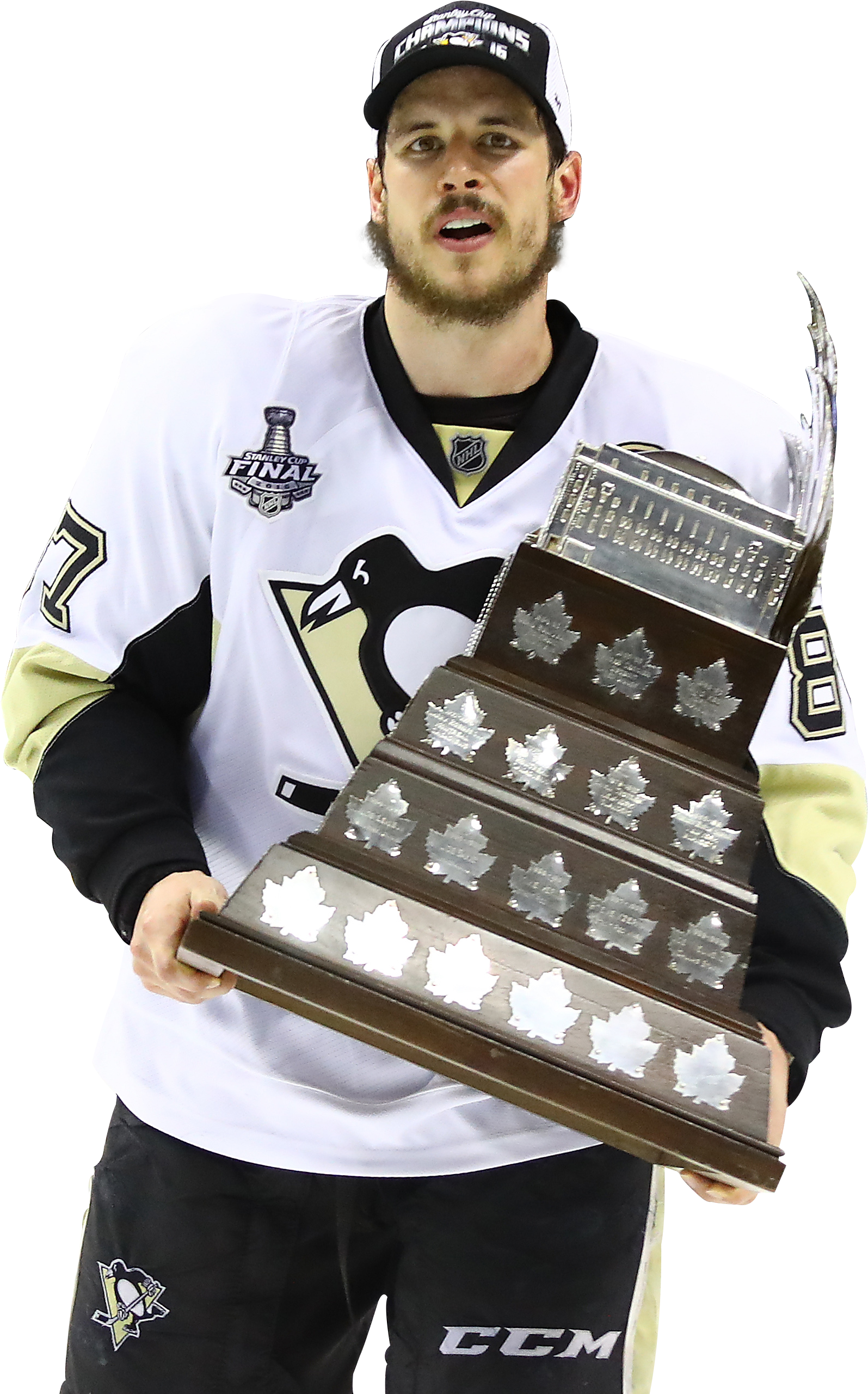 Sidney Crosby Conn Smythe Trophy , Png Download - Sidney Crosby Clipart (1595x2561), Png Download