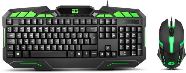 Teclado Rato Bg Gaming Ranger Force - Defender Doom Keeper Gk 100dl Clipart (650x650), Png Download