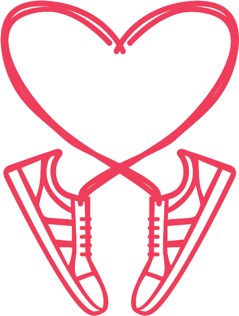 5 Miles Or 1 Mile Options - Heart Clipart (959x800), Png Download