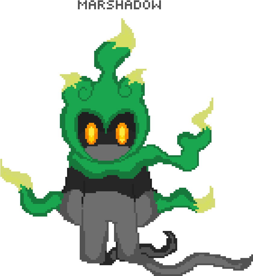 Marshadow - Illustration Clipart (1200x1200), Png Download
