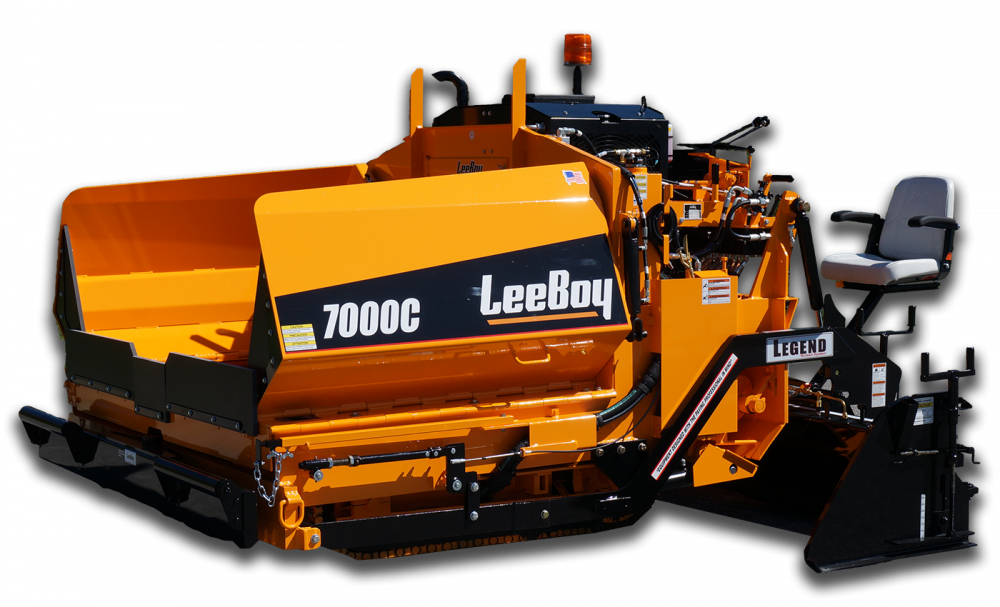 Leeboy Asphalt Paver 7000c - Leeboy Paver Clipart (1000x607), Png Download