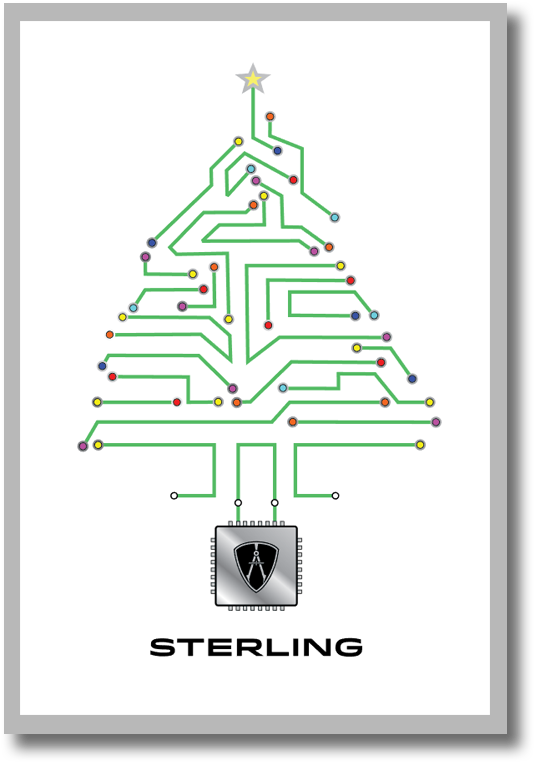 Our Holiday Card Design Contest Winner Is Saurabh Ambre - Christmas Tree Clipart (576x779), Png Download