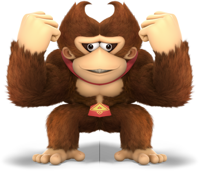 Unitinu / Unitiиu - Donkey Kong Super Smash Bros Ultimate Clipart (686x600), Png Download