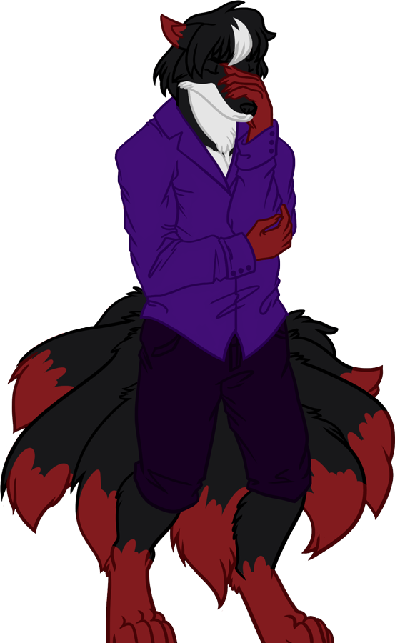 Essex Ninetails - Cartoon Clipart (553x900), Png Download