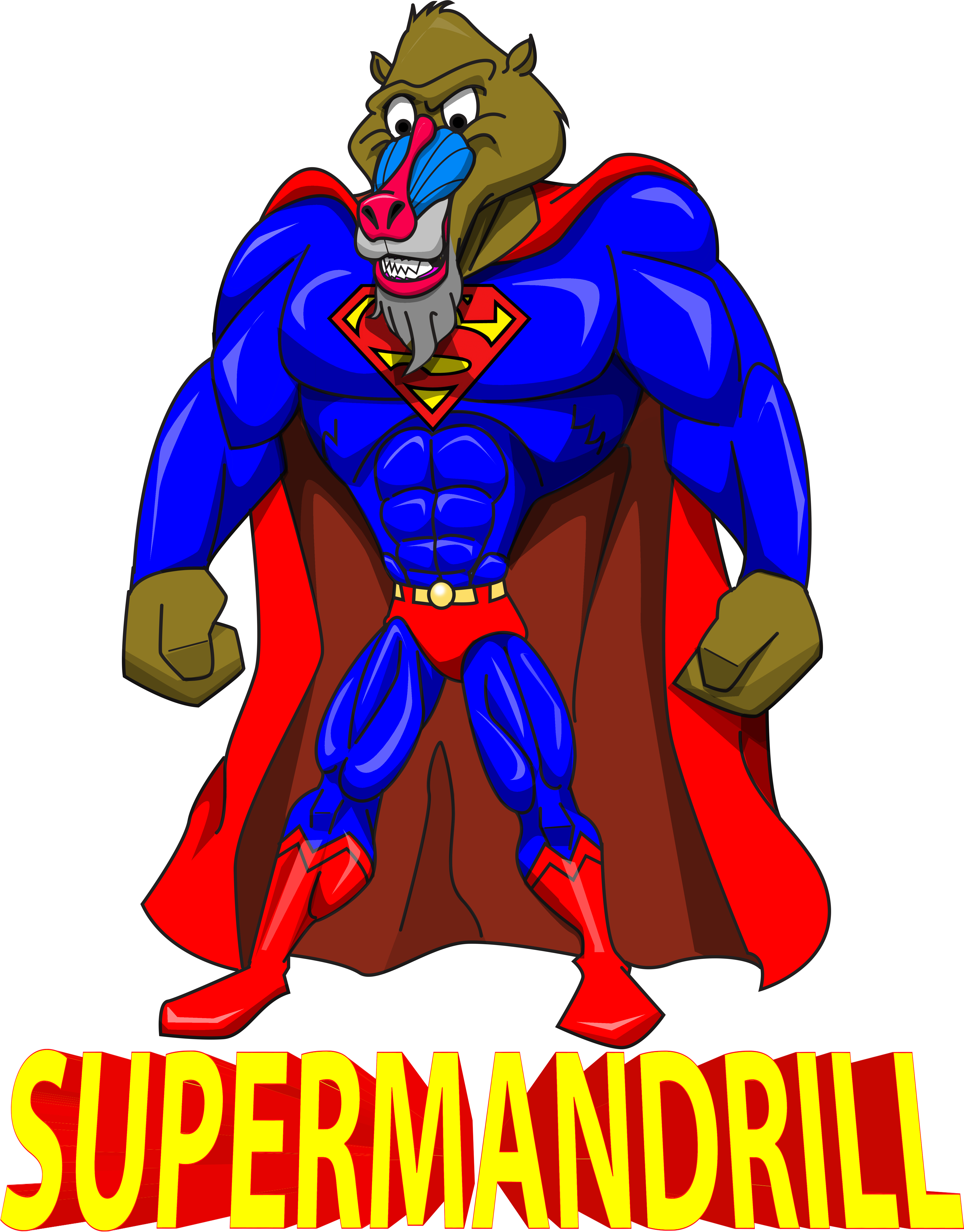 Iron Man, Dc Comics - Cartoon Clipart (5780x7536), Png Download